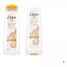 Kit Dove Texturas Reais Cacheado Shampoo+condicionador 400ml