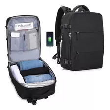 Mochila De 45 L Para Acampar Y Senderismo, Gran Capacidad, A Color Negro