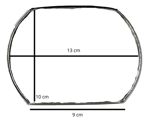 Espejo Concavo Adherible Para Puntos Ciegos 13 Cm Universal Foto 2