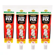  Fixa Tudo Ultra Fix Brascola Bisnaga 80g Cola Em 5 Segundos