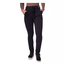 Calça De Moletom Feminina Biamar Com Cordão Preto