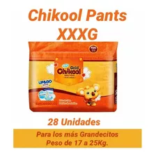 1 X 28un Chikool Pants Xxxg + 17kg /para Los Más Grandecitos Tamaño Xxxg