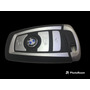 Par Porta Placas Autos Bmw Motorsport Negro Cromo