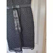 Vestido De Fiesta Bordado A Mano. Importado. 1 Uso