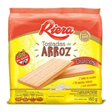 Tostadas Riera Arroz Dulce 150 Grs X 18 Unidades