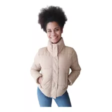 Campera Inflable Mujer Puffer Corta