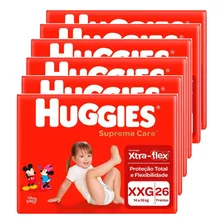 Fralda Huggies Supreme Care Xxg Kit Com 6 Unidade