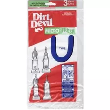 Dirt Devil Bolsas De Vacío Dirt Type U Microfresh