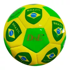 Mini Bola De Jogar Futebol Infantil Couro Costurada Com Nf.