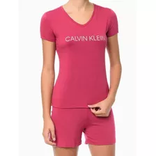 Conjunto Pijama Calvin Klein Camiseta Short Sleepwear Kit