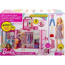 Muñeca Barbie Fashionista Armario De Ensueño Hgx57 Mattel