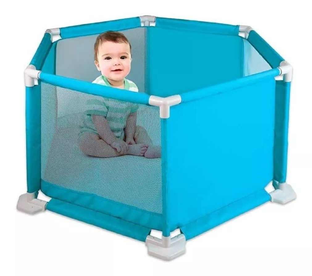 Cercado Para Bebê Azul 950-2 - Braskit