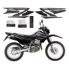 Kit Adesivos Honda Tornado Xr 250 Xr250 2008 Preto Laminado