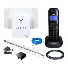 Kit Elsys Amplimax 4g + Antena Ext + Cabo 50m + Cabo + Tel