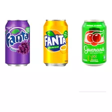 Pack X 3 - Fanta Uva + Maracuyá + Guaraná - Origen Brasil.