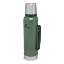 Garrafa Térmica Stanley Classic Vacuum Bottle 1.1 Qt De Aço Inoxidável Hammertone Green