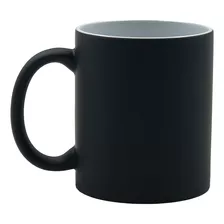 Caneca 325ml Porcelana Mágica Preta - Sublimação 1 Unidade