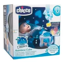 Chicco Proyector Rainbow Cube Celeste 24302