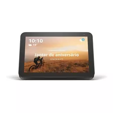 Echo Show 8 Amazon Smart Speaker Com Alexa Tela De 8'' Cor Preto 110v/220v