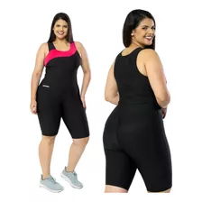 Macacão De Academia Feminino Plus Size Suplex Treino Crosfit