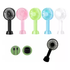 Mini Ventilador De Mão Portátil Recarregável Para Extensão