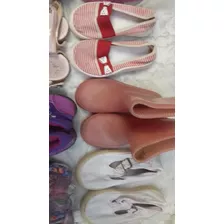 Lote 8 Pares De Zapatos Niña Talle 25