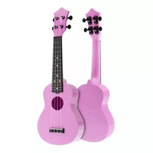 Ukelele Rosado Soprano 21 Pulgadas Plástico