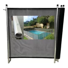 Cerca Removível Para Piscina - Tubo Natural 100% Reforçado!