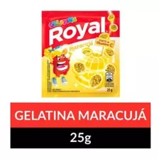 Gelatina Em Po Maracuja Royal Pacote 25g Kit 12 Pacotes