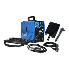 Inversora De Solda Super 3 Em 1 Mig Sem/com Gás Mma Eletrodo Cor Azul/preto Frequência 60 Hz 220