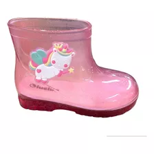 Bota Infantil Galocha Glitter Luelua Unicórnio Baby 44084