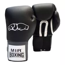 Guantes De Boxeo Mir Boxing Pro 14 Onzas Negros Muay Thai 
