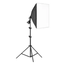 Kit Iluminação Foto E Vídeo Luz Continua Softbox Tripé 2mt