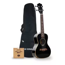 Ukelele Kauai 21 Negro /funda/aquila Strings Sonun