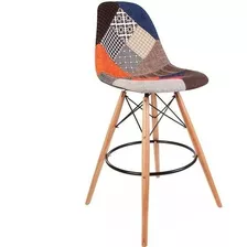 Taburete Eames Patchwork - Butaca Banqueta Silla