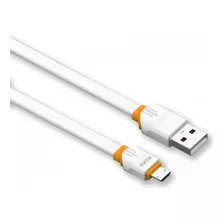 Cable V8 (micro Usb) 3 Metros Huavi Color Blanco