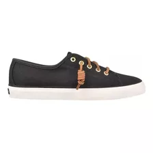 Sperry Seacoast Tenis Casual Dama Negro Sts90555