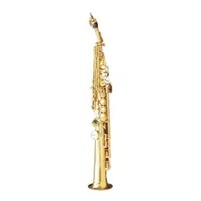 Saxofon Soprano Recto Scala Italy Dorado Con Estuche Y Boqui