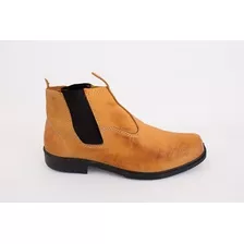 Botina Bota Masculina Couro Sola Resistente Country Trabalho