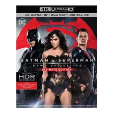 4k Ultra Hd + Blu-ray Batman V Superman Ultimate Extendida