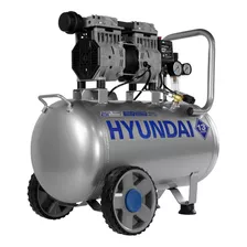 Compresor De Aire Hyundai Hyk2550 Monofásico 110v 60hz Plateado