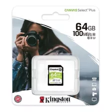 Tarjeta De Memoria Kingston Sds2-64gb Canvas Select Plus 64gb