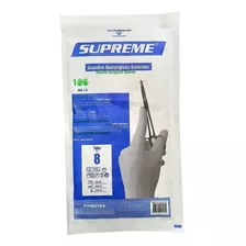 Guantes Quirúrgicos Estériles Supreme Protex Tallas 6 A La 8 Color Natural