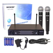 Sistema Inalambrico Doble Uhf Mku5000n Mekse - Musicstore