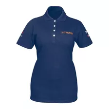 Playera Tipo Polo Azul, Para Dama, Talla G, Truper