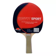Kit Ping Pong Tênis De Mesa Com 2 Raquetes 1 Rede 3 Bolinhas
