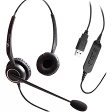 Vincha Cabezal Vt5009 Unc Usb Call Center Símil Plantronics