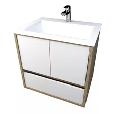 Vanitory Flotante Colgante Minimalista Mueble Baño C/ Mesada