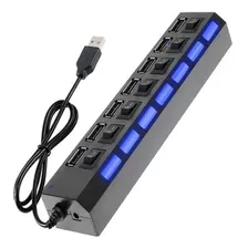 Hub Usb 2.0 7 Portas Pen Drive Teclado Splitter Windosw