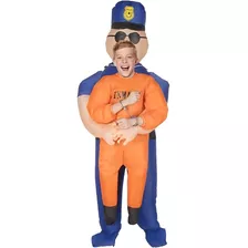 Disfraz De Oficial De Policía Para Niños Inflable Talla U